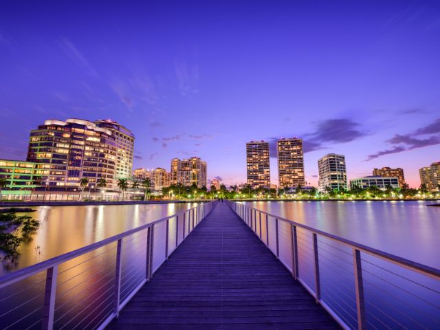 West Palm Beach City in Florida