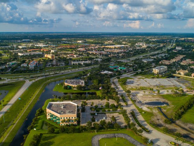 Aerial View Port St. Lucie FL